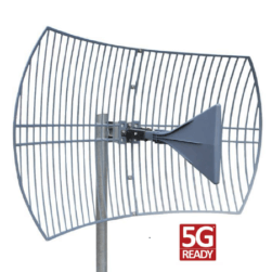 Parabolic Grid Antenna 600-6500MHz 14-25dbi