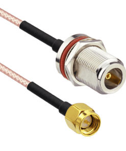 N Female Bulkhead to SMA Male RG-316 patch cable