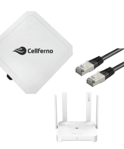 Cellferno M600 LTE CAT6 Outdoor CPE + Ruijie RG-EW1800GX PRO + 20m CAT6 Kit