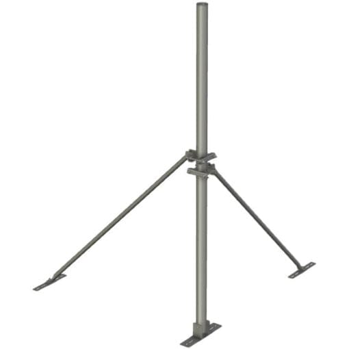 APAC GC76 galvanised steel roof mounted mast pole